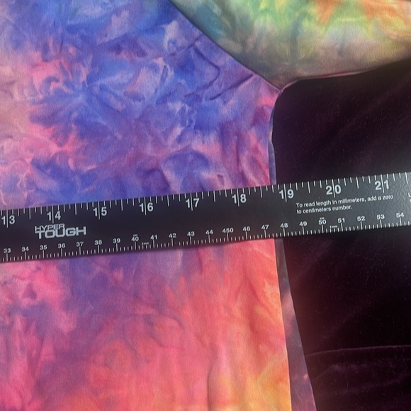 BiBi sz Small hoodie, lightweight tie dye NEON - Picture 3 of 6